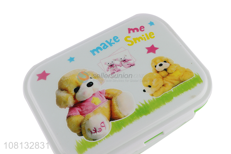 Hot sale leakproof plastic lunch box for school students