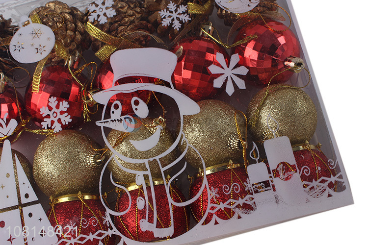 Popular Christmas Decoration Christmas Ball Pine Cone Set