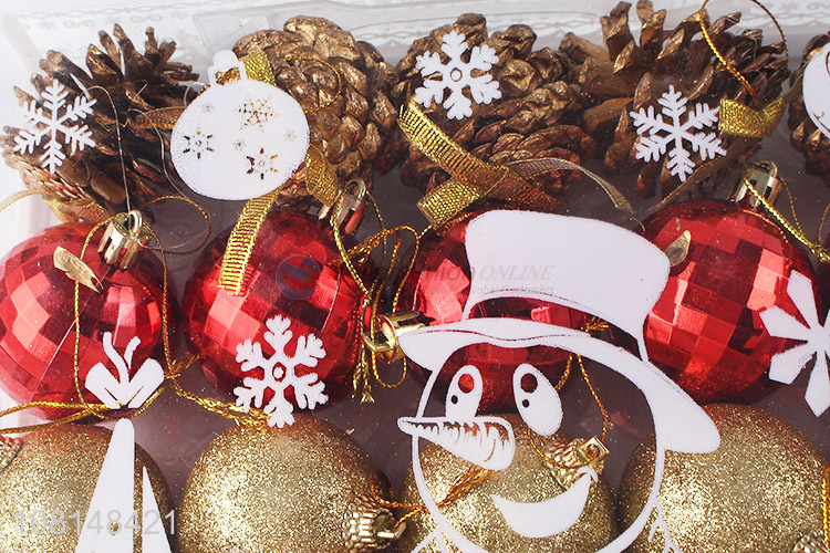 Popular Christmas Decoration Christmas Ball Pine Cone Set