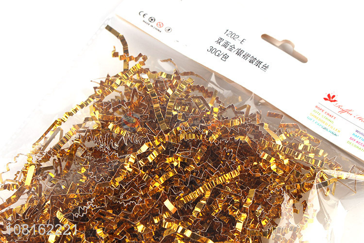 Latest products multicolor shredded paper for gift box filling