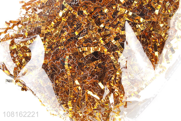 Latest products multicolor shredded paper for gift box filling