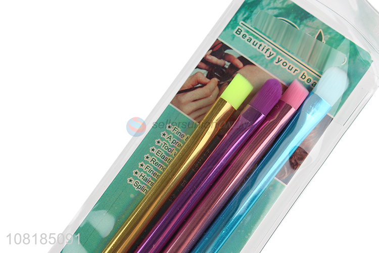 Newest Soft Makeup Brush 4 Pieces Eyeshadow Brush Set