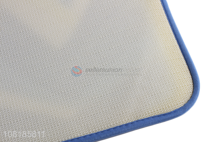 Factory price polyester soft bedroom door mat floor mat for sale