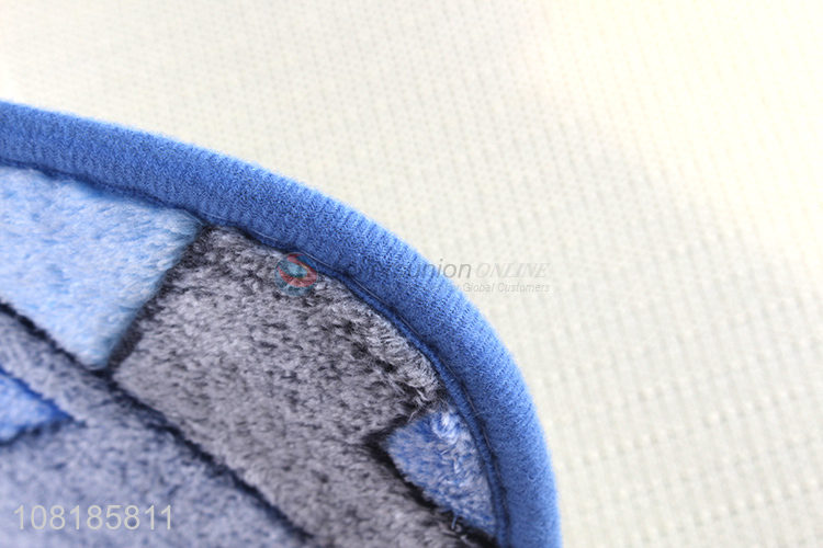 Factory price polyester soft bedroom door mat floor mat for sale