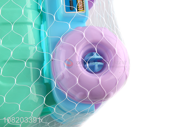 Best Price Plastic Vehicle Sand Bucket Beach Toy Set