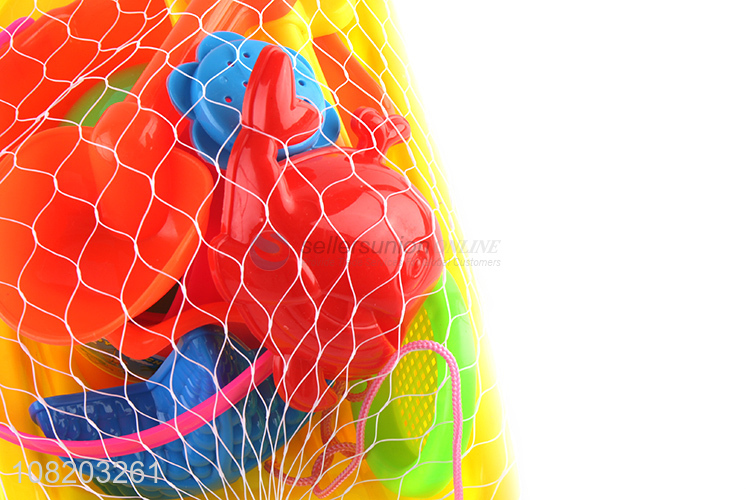 Popular 8 Pieces Plastic Vehicle Beach Sand Toy Set