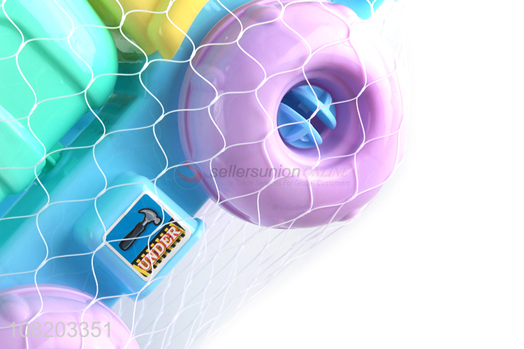 New Design Plastic Vehicle Beach Sand Toys Set For Children