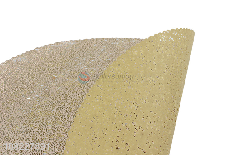 Yiwu market simple round placemat home waterproof pads