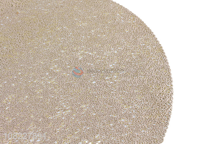Yiwu market simple round placemat home waterproof pads