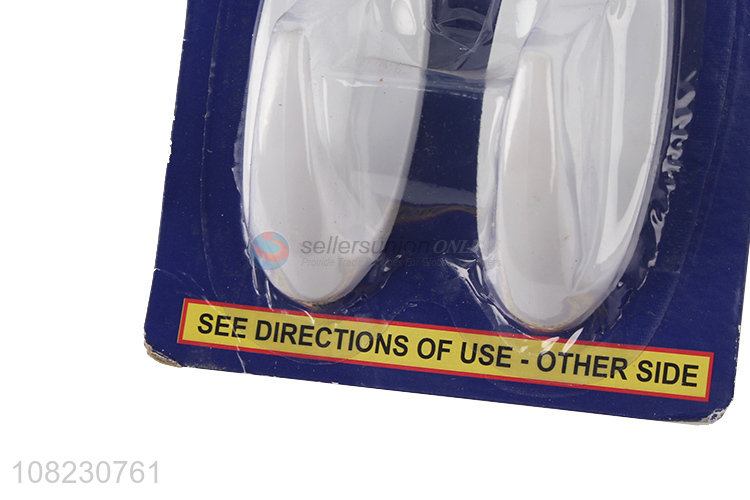 Top products kitchen bathroom white sticky hooks wholesale