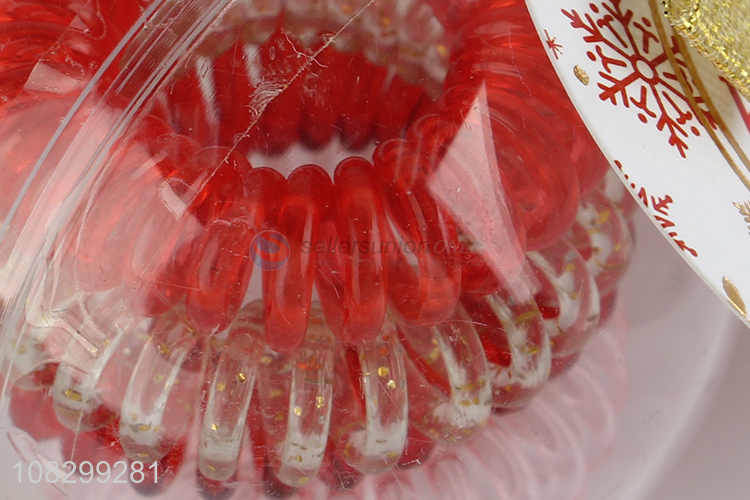 Hot selling creative telephone wire hair tie simple hair rope