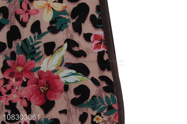 Good sale flower pattern colourful handbag shopping bag wholesale