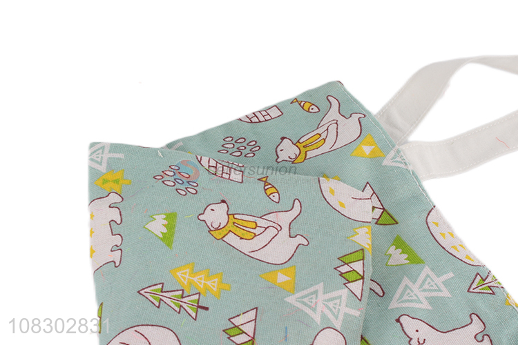 Hot selling cartoon printed girls shopping bag wholesale