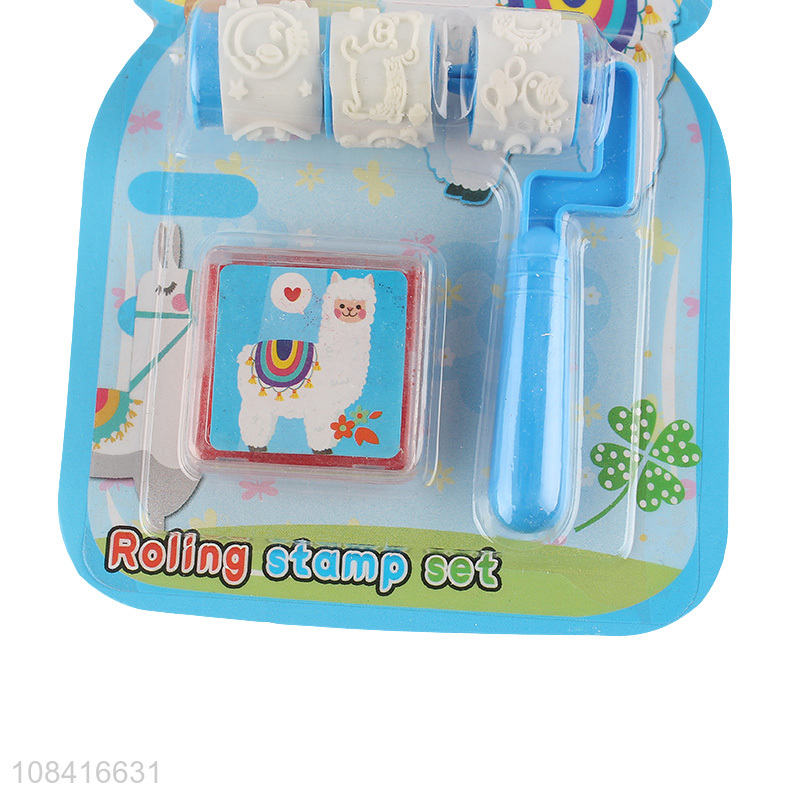 Wholesale Creative Small Roller Stamper Plastic Stamper