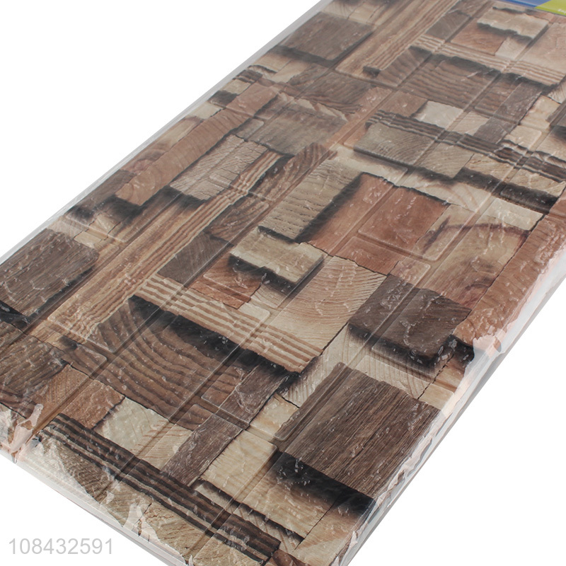 Latest design room decoration 3d brick pattern wall sticker foam wallpaper