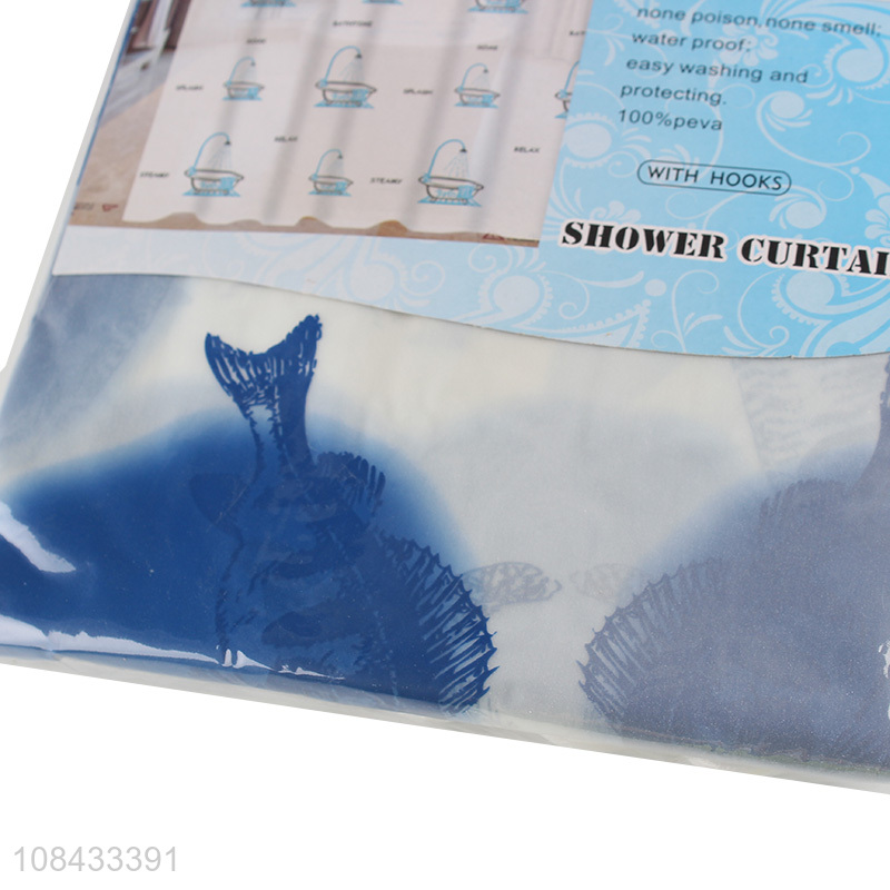 China supplier simple shower curtains bathroom partition curtain