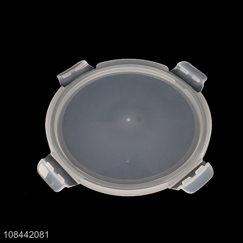 Yiwu wholesale round glass food storage box preservation box