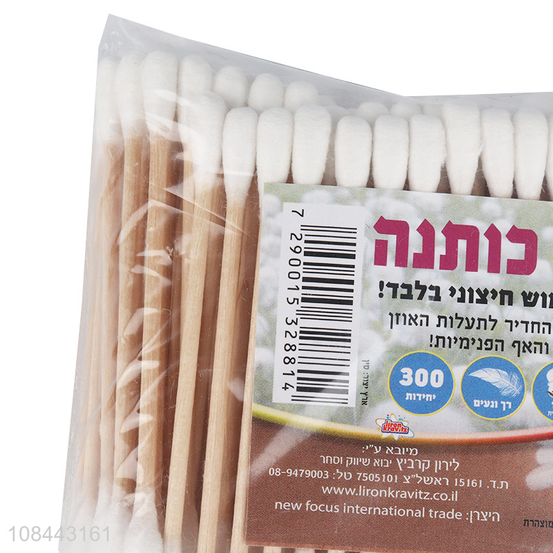 Good quality 300pcs cotton swabs disposable cotton tipped applicator
