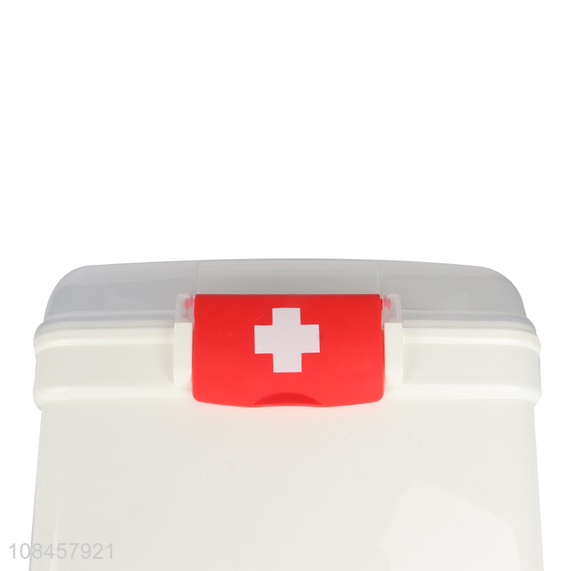 New products white transparent pill box home medical kit