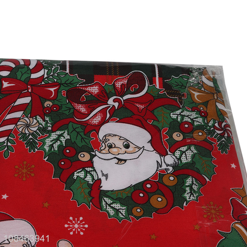 Factory price creative printed table cloth christmas supplies
