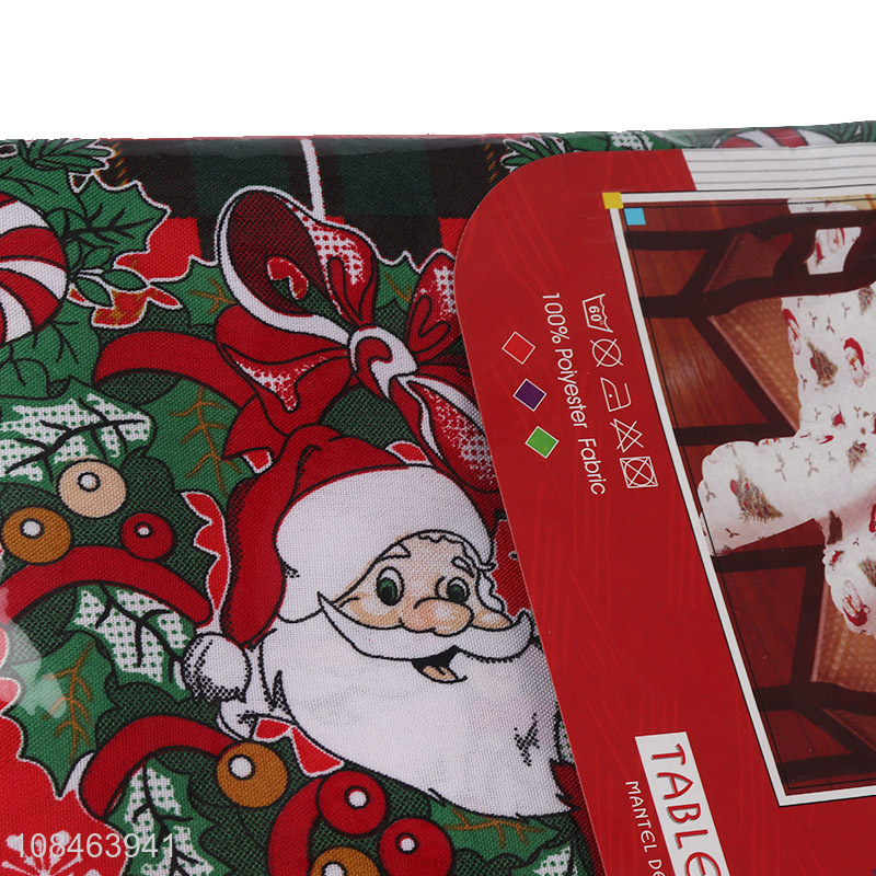 Factory price creative printed table cloth christmas supplies
