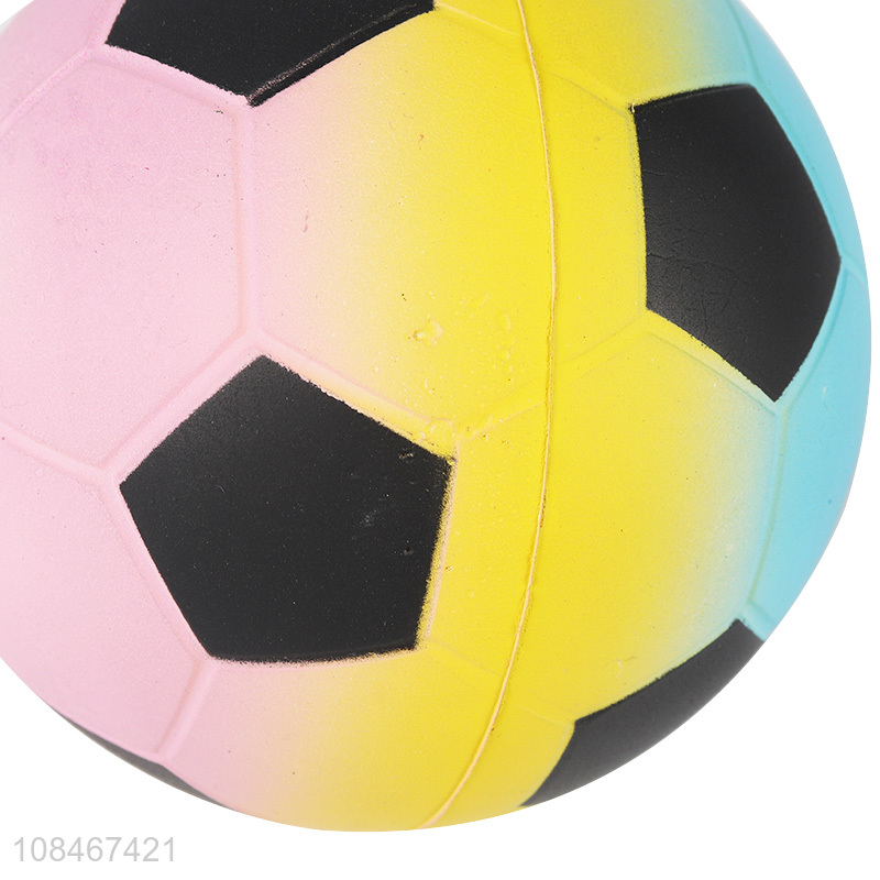 Wholesale pu foam relax stress relief toy squeeze squishy toy football