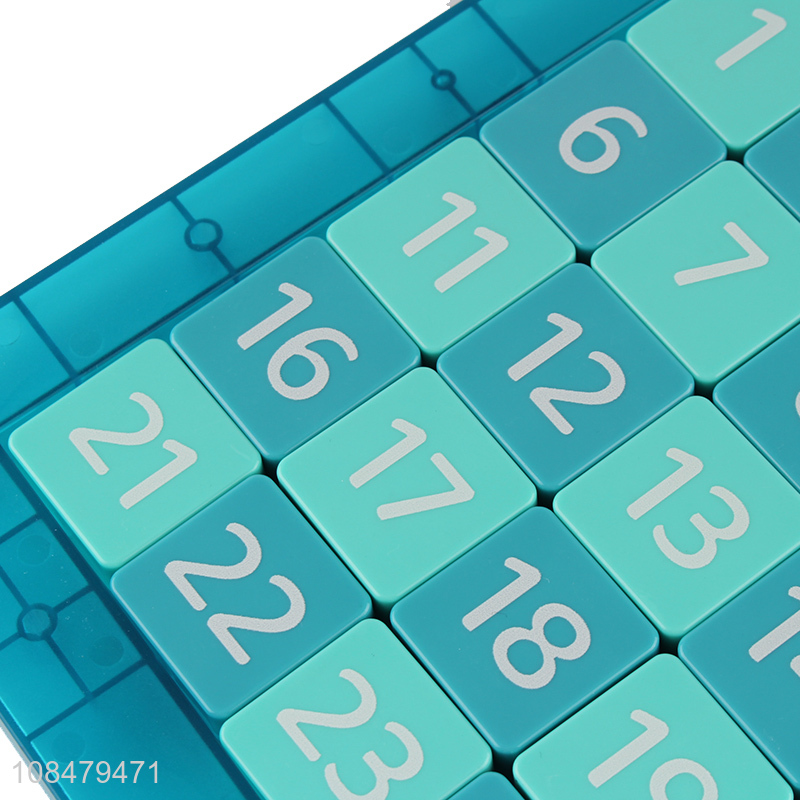 Factory price puzzle number game magnetic klotski toys