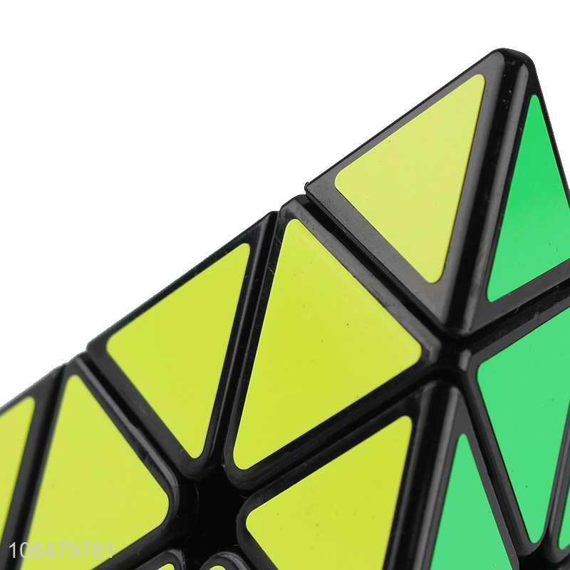 Latest products triangle children educational speed cube toys