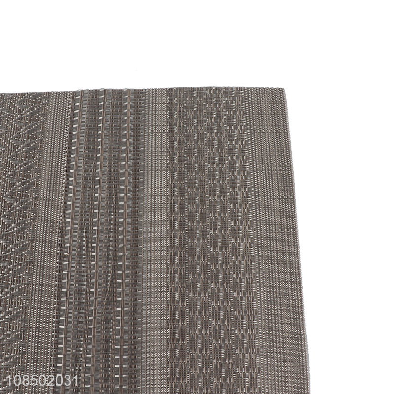 Online wholesale anti-slip pvc restaurant table mat place mats