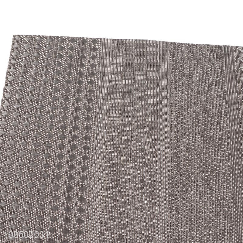 Online wholesale anti-slip pvc restaurant table mat place mats