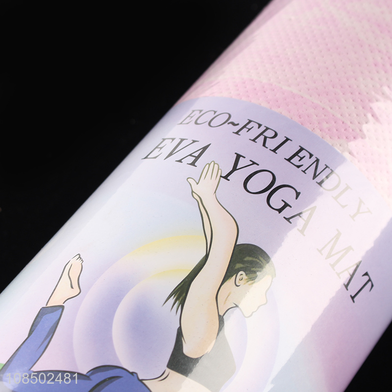 Factory wholesale eco-friendly EVA non-slip yoga mat for universal