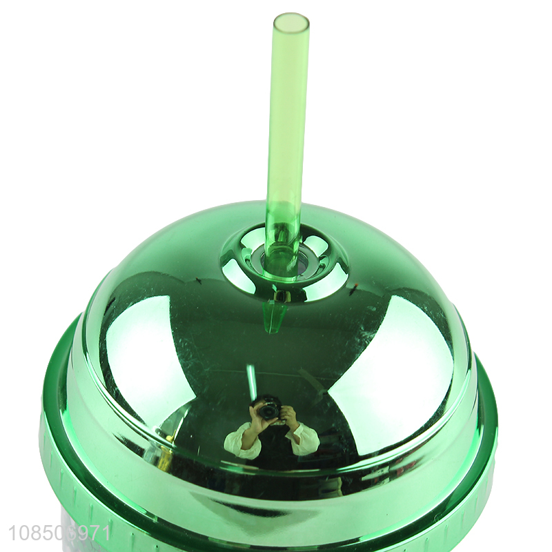 Factory direct sale multicolor portable 300ml straw water bottle