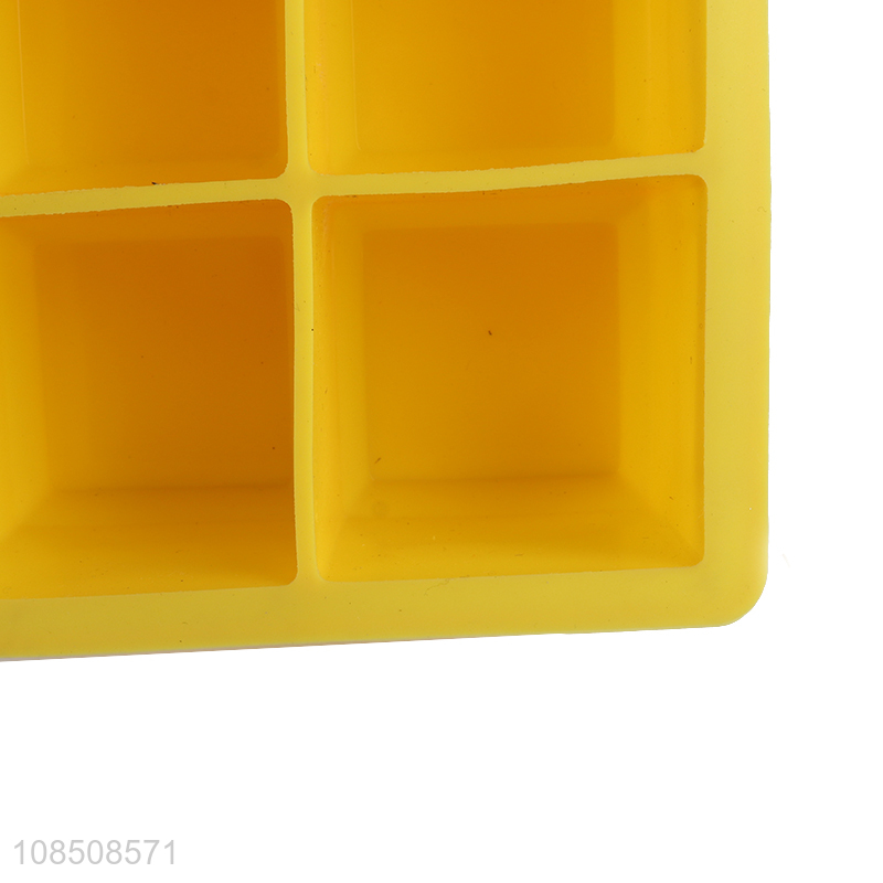 New arrival 6-cavity bpa free silicone ice cube tray for whiskey