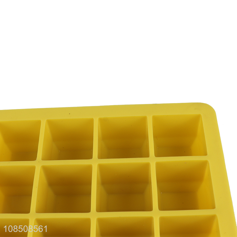 Wholesale 20-cavity flexible silicone ice cube tray for cocktail