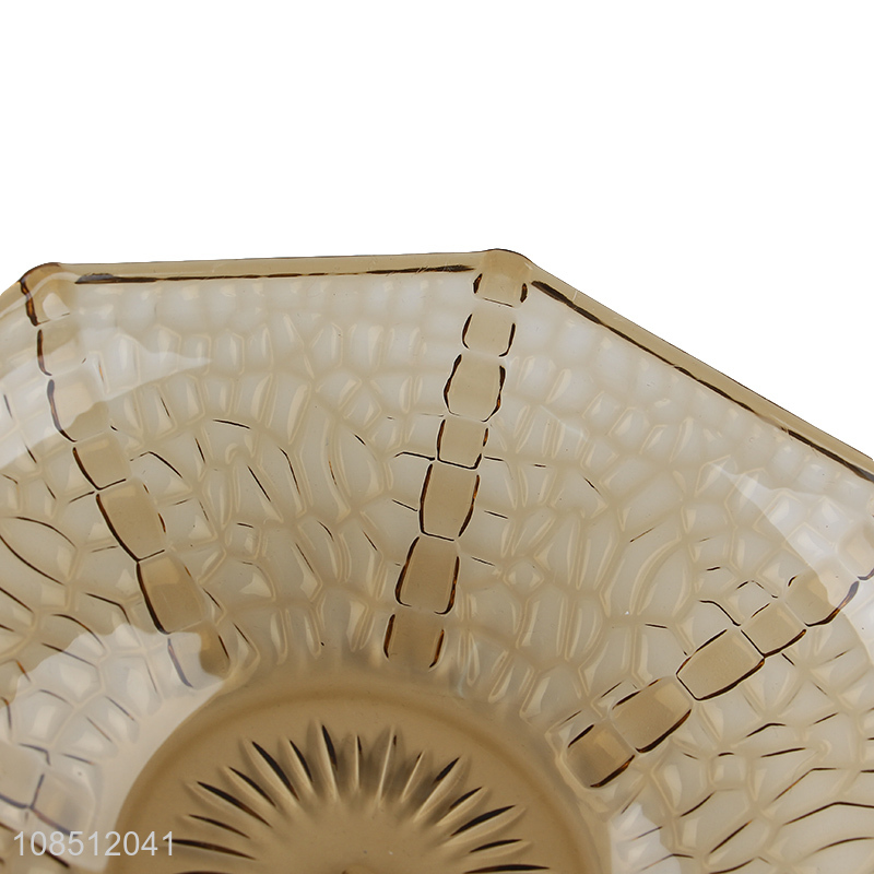 Good price table decoration plastic fruit plate for household