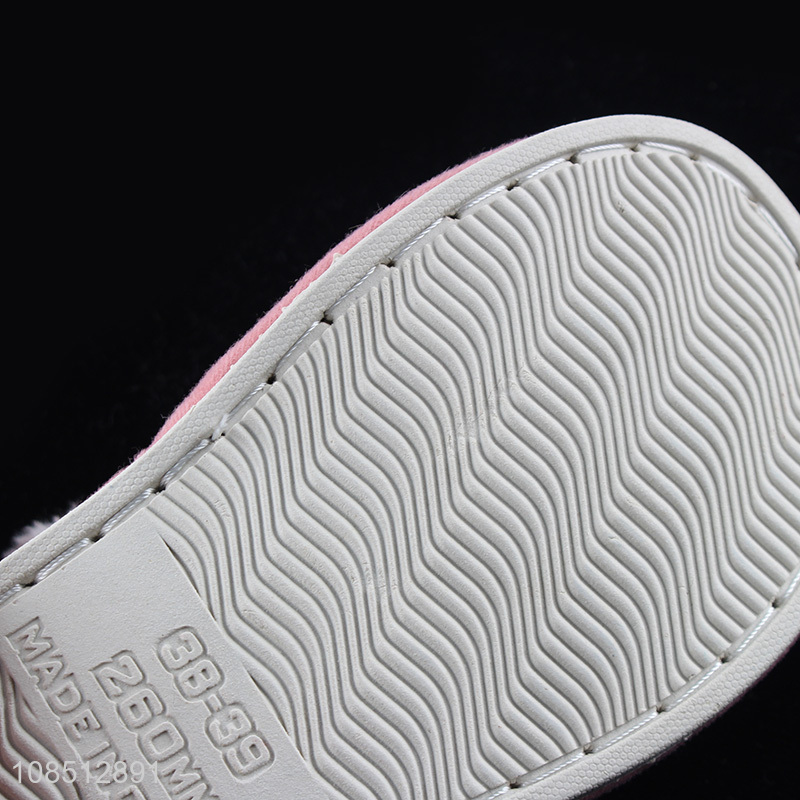 Good price women winter slippers thick warm indoor slippers shoes