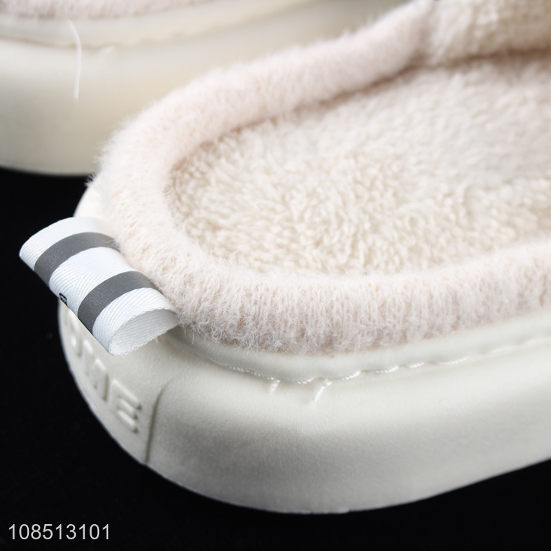 Best quality women slippers winter comfy cow print indoor home slippers