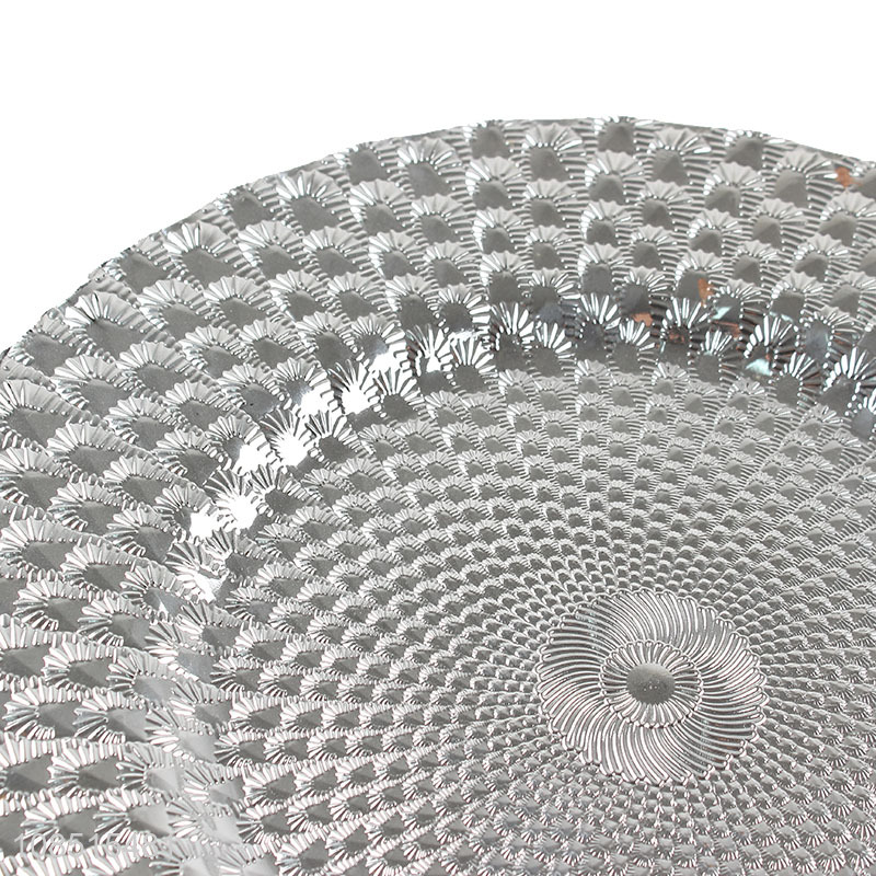 Factory price elegant plastic charger plate dinner plate for sale