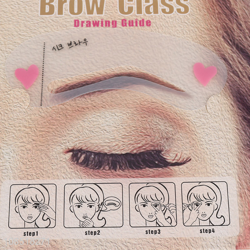 Good quality eyebrow stencil eyebrow drawing guide for women