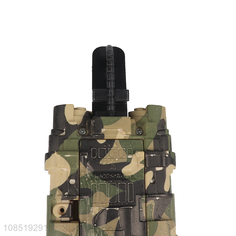 Wholesale camouflage color electric bubble gatling gun with light