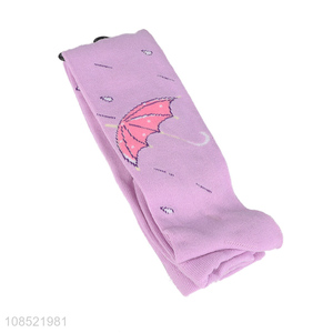 Top selling children cotton socks panty hose socks wholesale