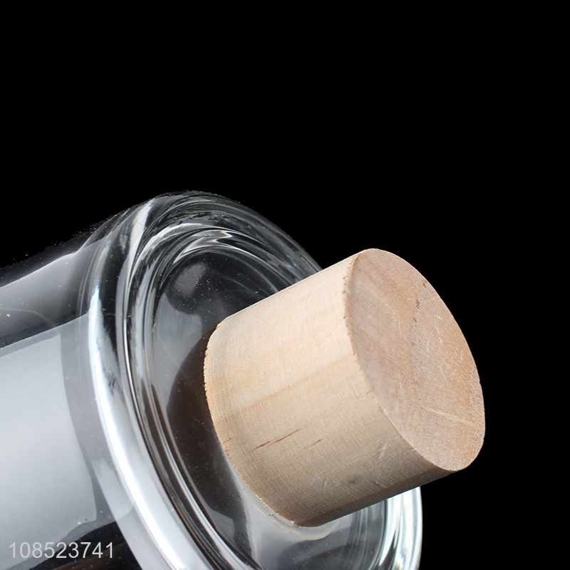 Wholesale glass jewelry trinkets storage jar candy tea storage box