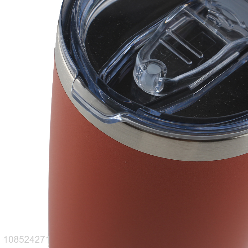 Wholesale 20 oz food grade stainless steel vacuum insulated tumblers with straw