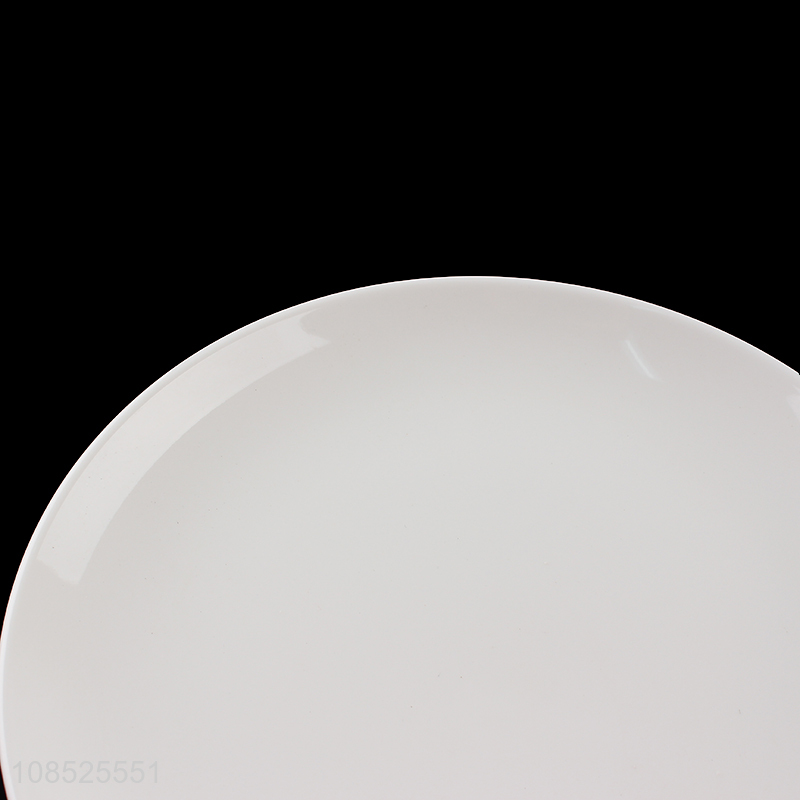 Top selling round ceramic tableware plate for daily use