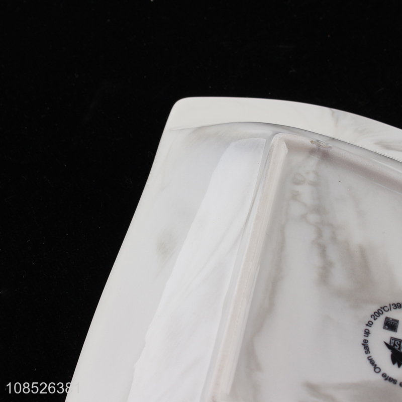 New arrival ceramic plate for appetizers desserts snacks