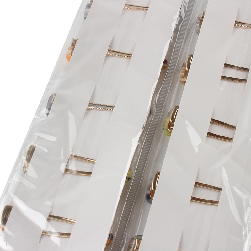 Latest products fashion plastic hairpin hair clips for sale