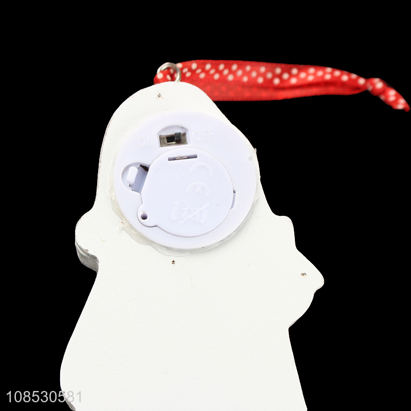 Best price wooden hanging ornaments for xmas tree decoration