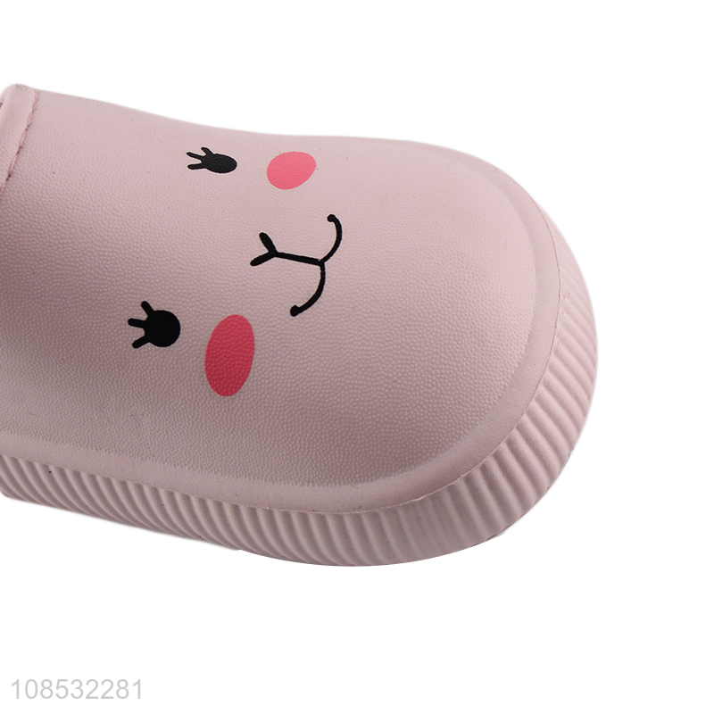 Wholesale kids boys girls winter slippers fleece lined indoor slippers