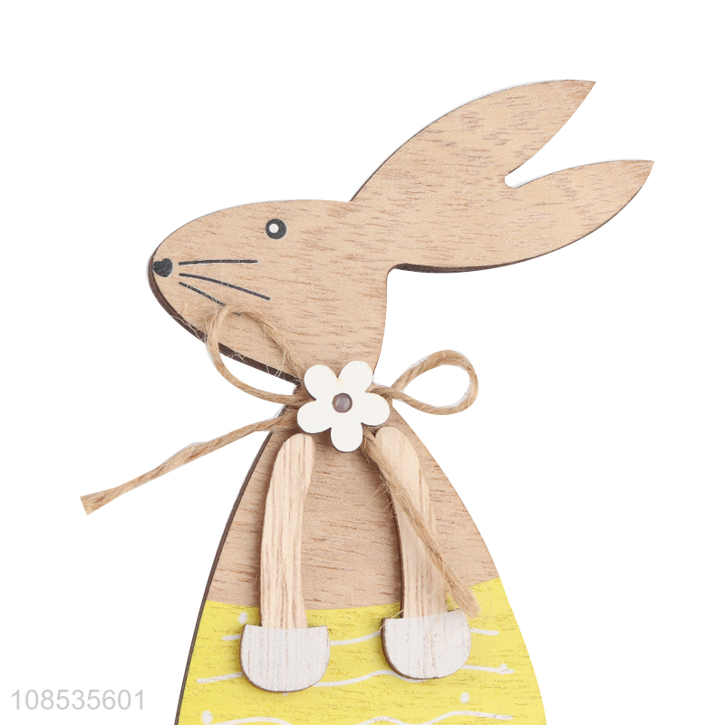 Most popular tabletop decoration wooden Easter ornaments