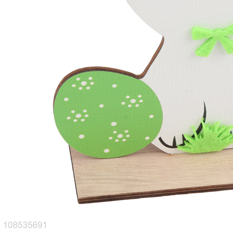 Top selling wooden holiday decoration Easter ornaments standing